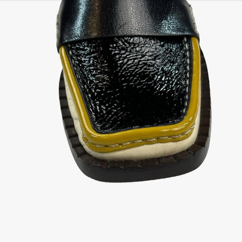 Tory Burch 70s Square Loafer 25mm Size 7
Perfect Blk/Cream/Tan Cuoio w/dust bag - Picture 10 of 17